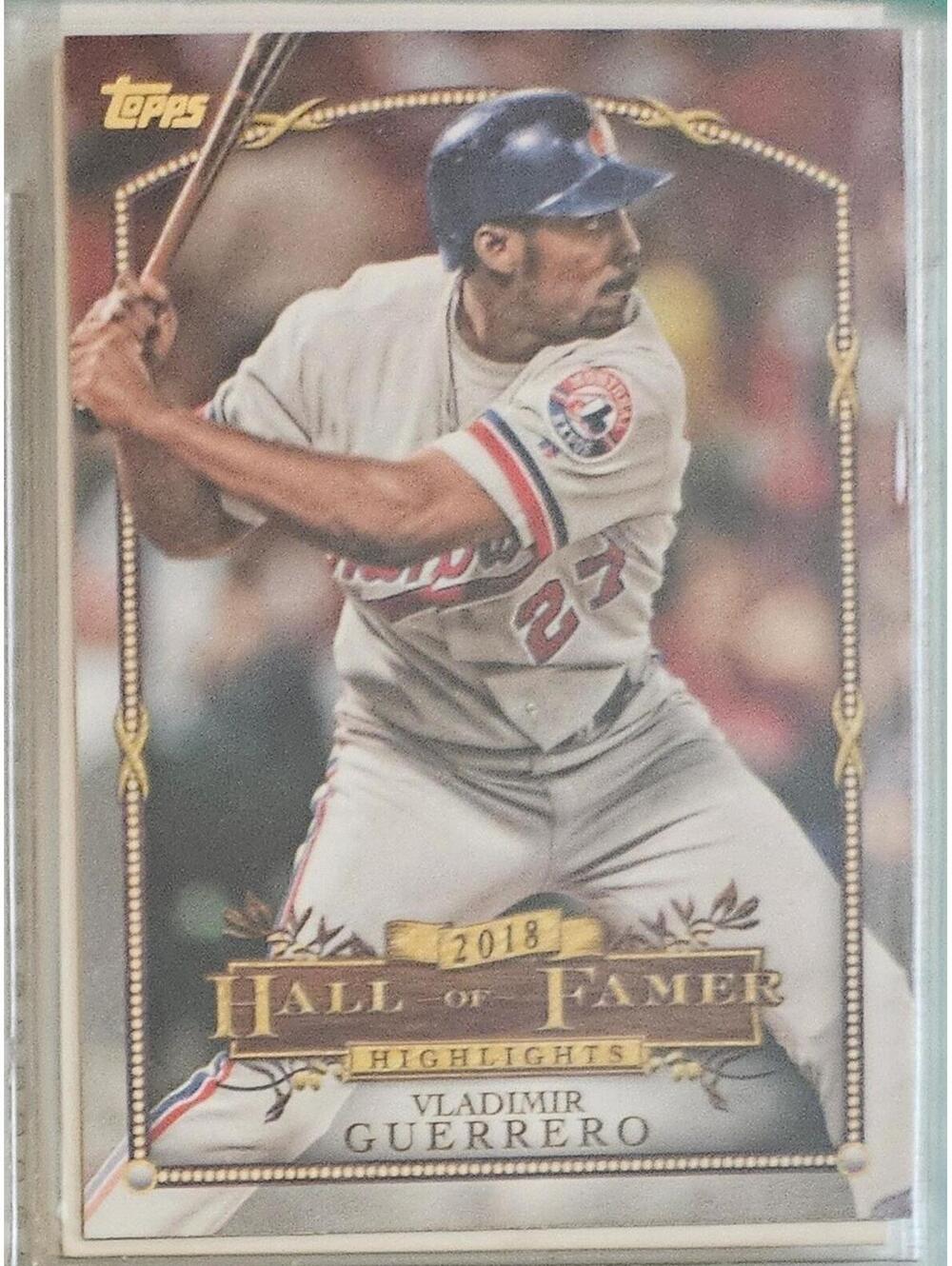 Vladimir Guerrero 2018 Topps Update Hall of Famer Highlights Expos HFH-11